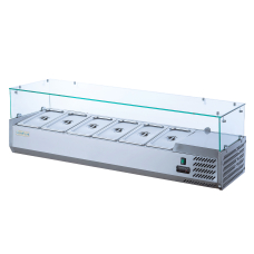 Вітрина для топінгу GoodFood GF-VRX1500/330-H6C