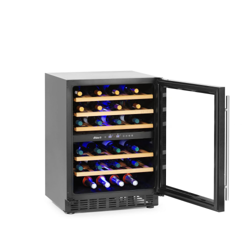 Винний холодильник, 2-х зонний, 46 пляшок, 133 л, 220-240V/90W, 595x588x(H)820mm