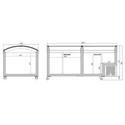 Скриня морозильна Juka M1000V