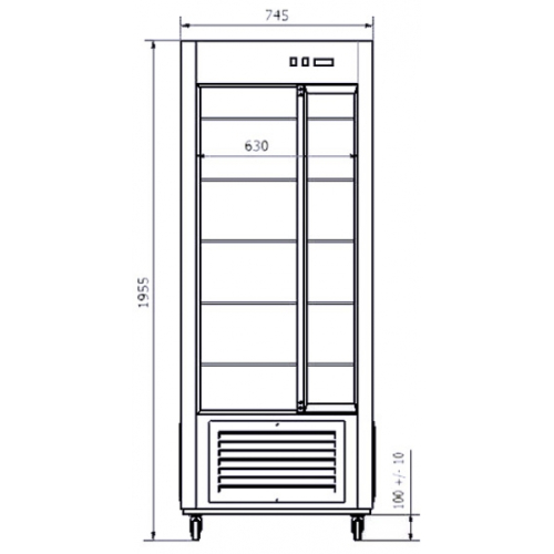 Витрина кондитерская Cold SW-604D