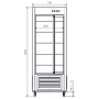 Витрина кондитерская Cold SW-604D