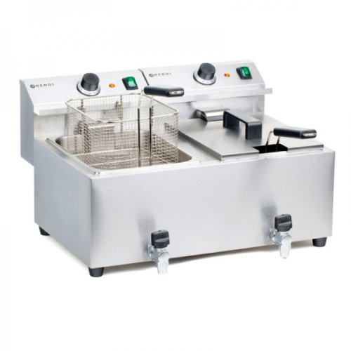 Фритюрниця Hendi 209301 MasterPro, 8+8 л