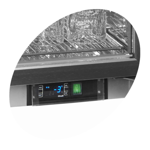 Шафа морозильна барна Tefcold GF200VSG