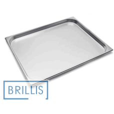Гастроємність Brillis н/ж сталь GN 2/1-40 мм (650x530x40мм) Гастроємність Brillis н/ж сталь GN 2/1-40 мм (650x530x40мм)
