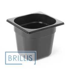 Гастроємність РС 1/6-150 мм з полікарбонату Brillis (159х173х150) чорна Гастроємність РС 1/6-150 мм з полікарбонату Brillis (159х173х150) чорна