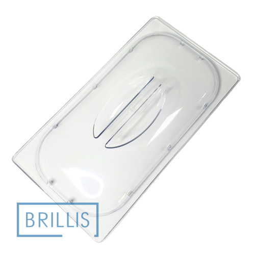 Кришка гастроємності BRILLIS із полікарбонату GN 1/3, прозора купольна
