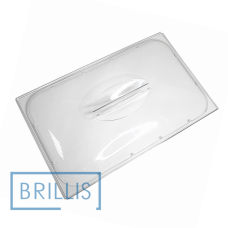 Кришка гастроємності BRILLIS з полікарбонату GN 1/1, прозора купольна Кришка гастроємності BRILLIS з полікарбонату GN 1/1, прозора купольна