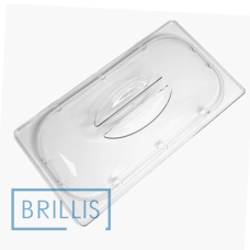 Кришка гастроємності BRILLIS з полікарбонату GN 1/3, прозора купольна Кришка гастроємності BRILLIS з полікарбонату GN 1/3, прозора купольна