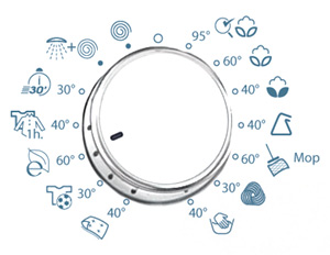 Пральна машина Whirlpool AWM 8100/PRO - програми прання Професійна пральна машина Whirlpool AWM 8100 PRO має 14 програм прання